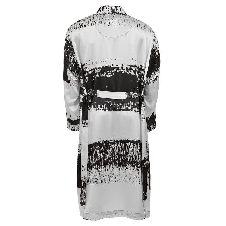 Monochrome Stripe Sidenrock Herr