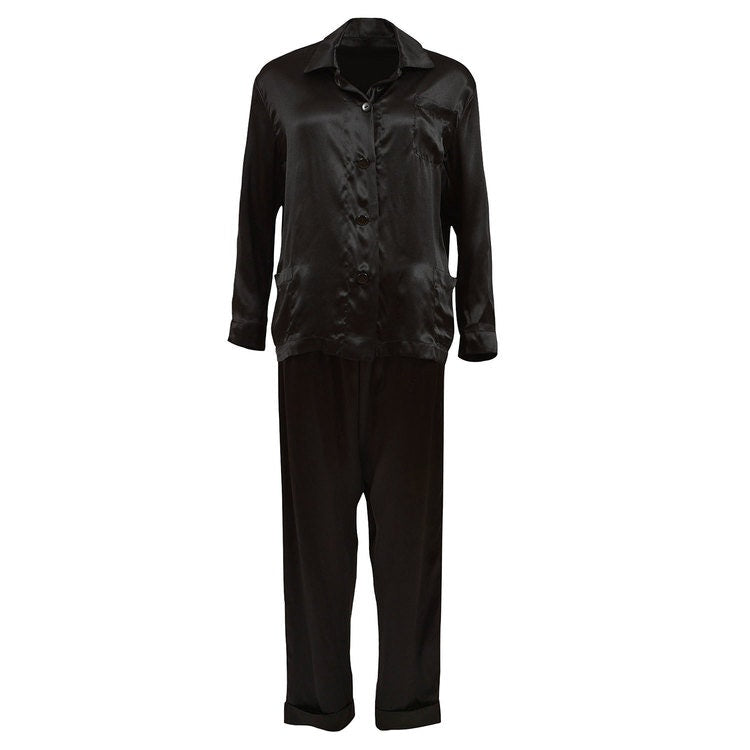 Classic Black silk shirt