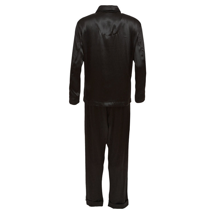 Svart Sidenpyjamas