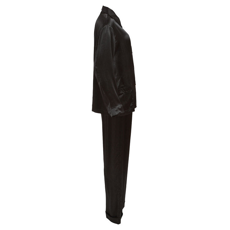 Svart Sidenpyjamas